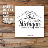 Sticker Feuille d'autocollants "Up North Michigan"