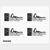 Sticker - Feuille de 4 (Feuille)