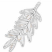 Sticker Feuille de branche d'olive (Devant)