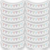 Sticker Feuille de planification de banderole de fête Shab (Devant)