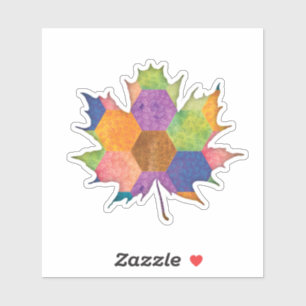 Sticker feuille d'érable