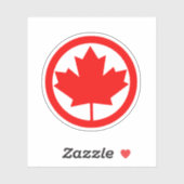 Sticker Feuille d'érable du Canada (Feuille)
