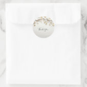 Sticker Feuille d'or blanc ivoire (Sac)