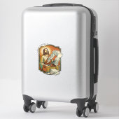 Sticker Feuille Excel Jésus Impression 50 Pages Vierges Bu (Sur valise)