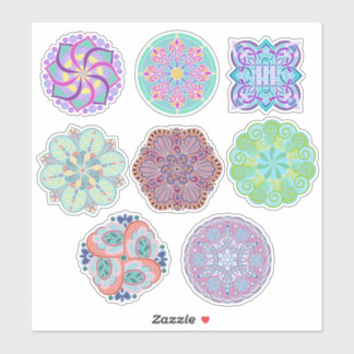 Sticker Feuille Mandala