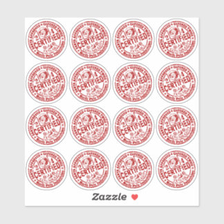 Sticker Feuille mixte - "Certified" Naughty and Nice