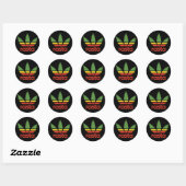 Sticker feuille Rasta (Feuille)