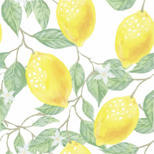 Sticker feuille-vert-jaune-citron-fruit (Recto)