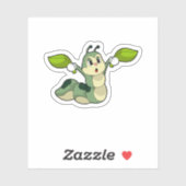Sticker Feuilles Caterpillar (Feuille)