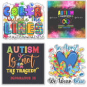 Sticker Feuilles d'autocollants en vinyle extra-grand sens (Devant)