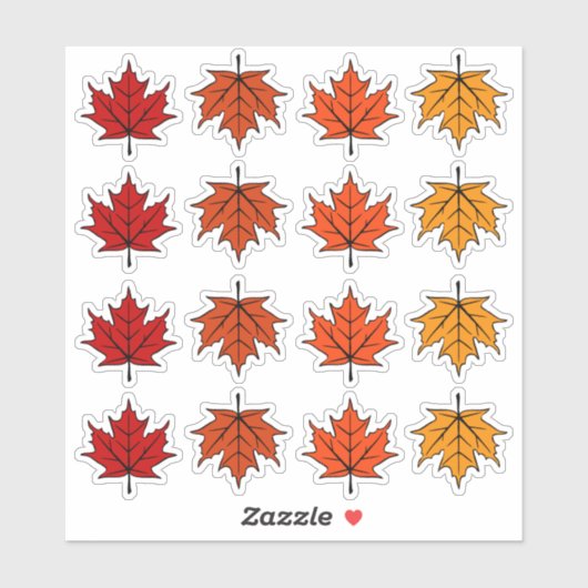 Sticker Feuilles d'automne (Feuille)
