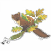 Sticker Feuilles d'automne de Pine Marten (Devant)