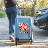 Sticker Feuilles d'automne et conception de citrouilles po (Valise Insitu)