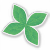Sticker Feuilles de menthe (Devant)