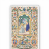 Sticker Feuillet d'un livre d'heures (Recto)