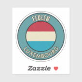 Sticker Feulen, Luxembourg (Feuille)