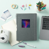 Sticker Fibre optique colorée (Couverture iPad)