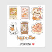 Sticker Fiche de l'ensemble de lecture du Fantôme d'automn (Feuille)