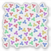 Sticker Fidget Spinners (Devant)
