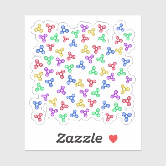 Sticker Fidget Spinners (Feuille)