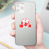 Sticker Fier Canadien - Jour du drapeau du Canada (Téléphone)