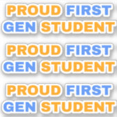 Sticker Fier élève du premier génération (Devant)