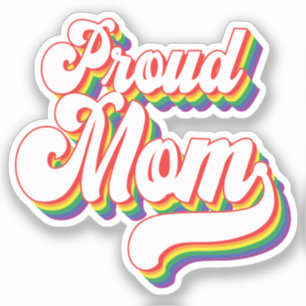 Sticker Fier maman de LGBTQ   Maman Gay pride   Soutien