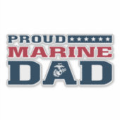 Sticker Fier Marine Papa (Devant)