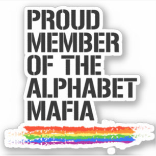 Sticker Fier membre de l'Alphabet mafia