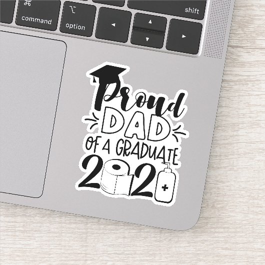 Sticker Fier papa d'un diplômé - 2021 (Détail)