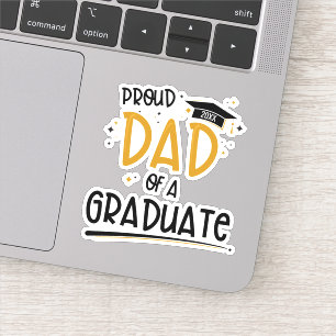 Sticker Fier père d'un diplômé