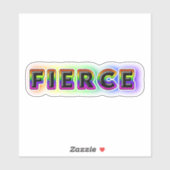 Sticker Fierce (Feuille)