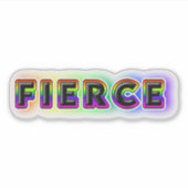 Sticker Fierce (Devant)