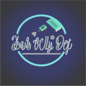 Sticker Fierce Technology Man's Best Friend Art Large 8"x8 (Devant)