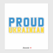 Sticker Fière Ukrainienne (Feuille)