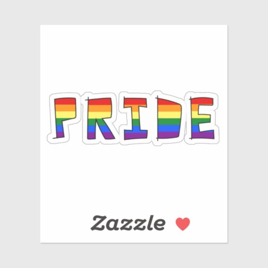 STICKER FIERTÉ (Feuille)