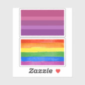 Sticker Fierté Aceflux (Feuille)