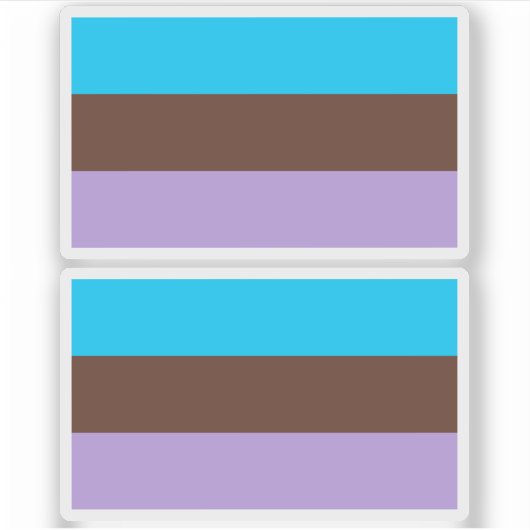 Sticker Fierté androsexuelle (Devant)