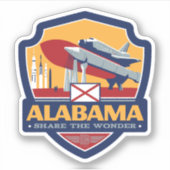 Sticker Fierté de l'État | Alabama (Devant)