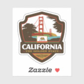 Sticker Fierté de l'État | Californie (Feuille)