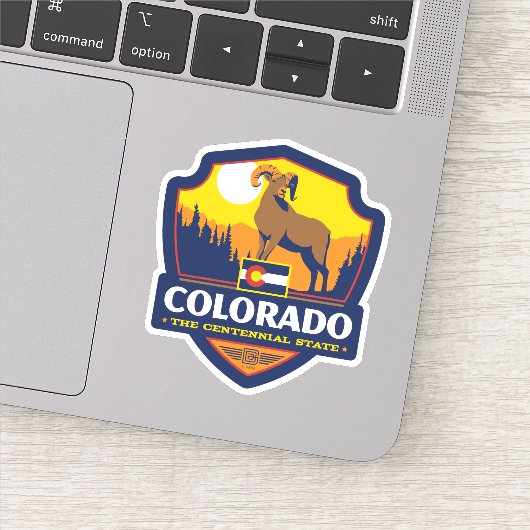 Sticker Fierté de l'État | Colorado (Détail)