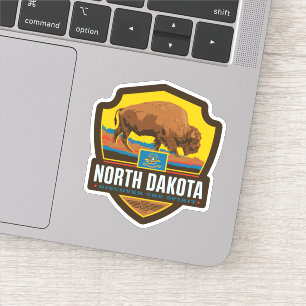 Sticker Fierté de l'État Dakota du Nord