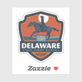 Sticker Fierté de l'État | Delaware (Feuille)