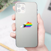 Sticker Fierté de l'État du Kentucky LGBTQ Progress Pride (Téléphone)