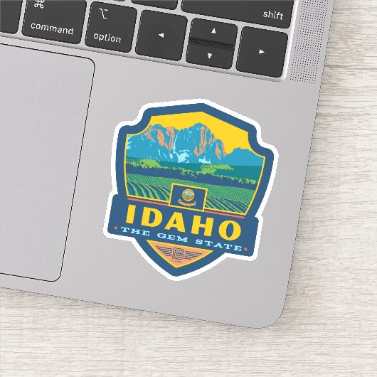 Sticker Fierté de l'État | Idaho (Détail)