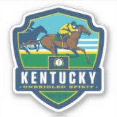 Sticker Fierté de l'État | Kentucky (Devant)