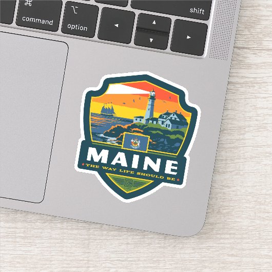 Sticker Fierté de l'État | Maine (Détail)