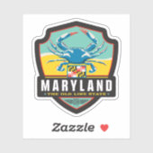 Sticker Fierté de l'État | Maryland (Feuille)