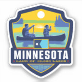 Sticker Fierté de l'État | Minnesota (Devant)