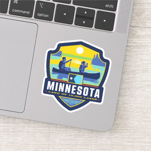 Sticker Fierté de l'État | Minnesota (Détail)